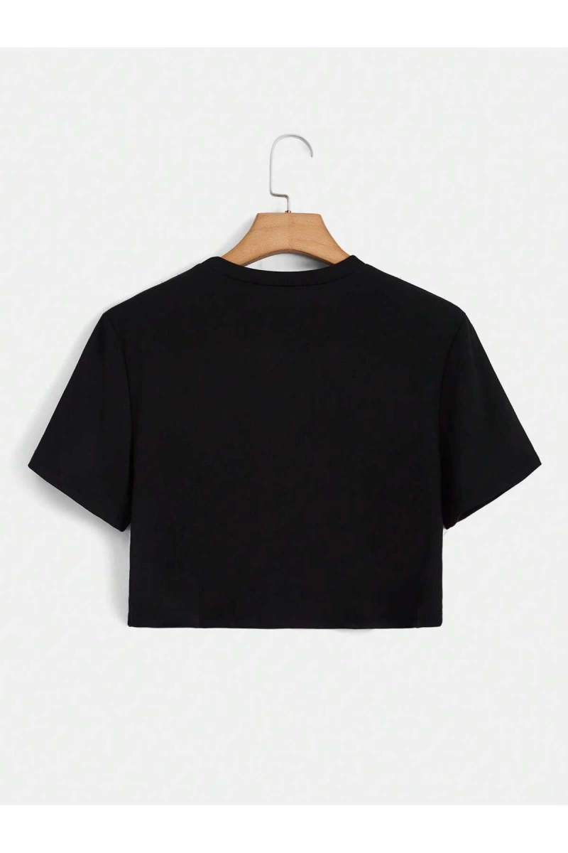 Karikatür ve Grafik tasarım Oversize T-shirt Cartoon/Letter serisi kod258