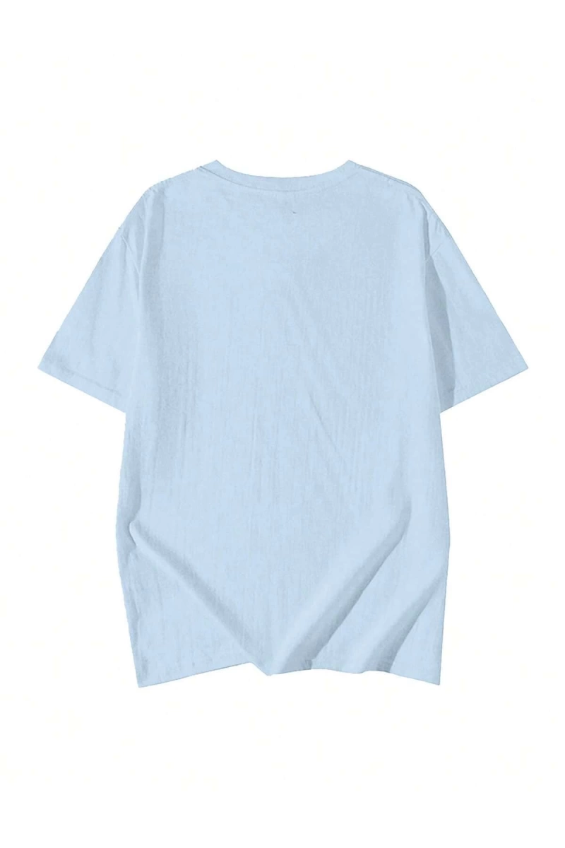 Karikatür ve Grafik tasarım Oversize T-shirt Cartoon/Letter serisi kod337