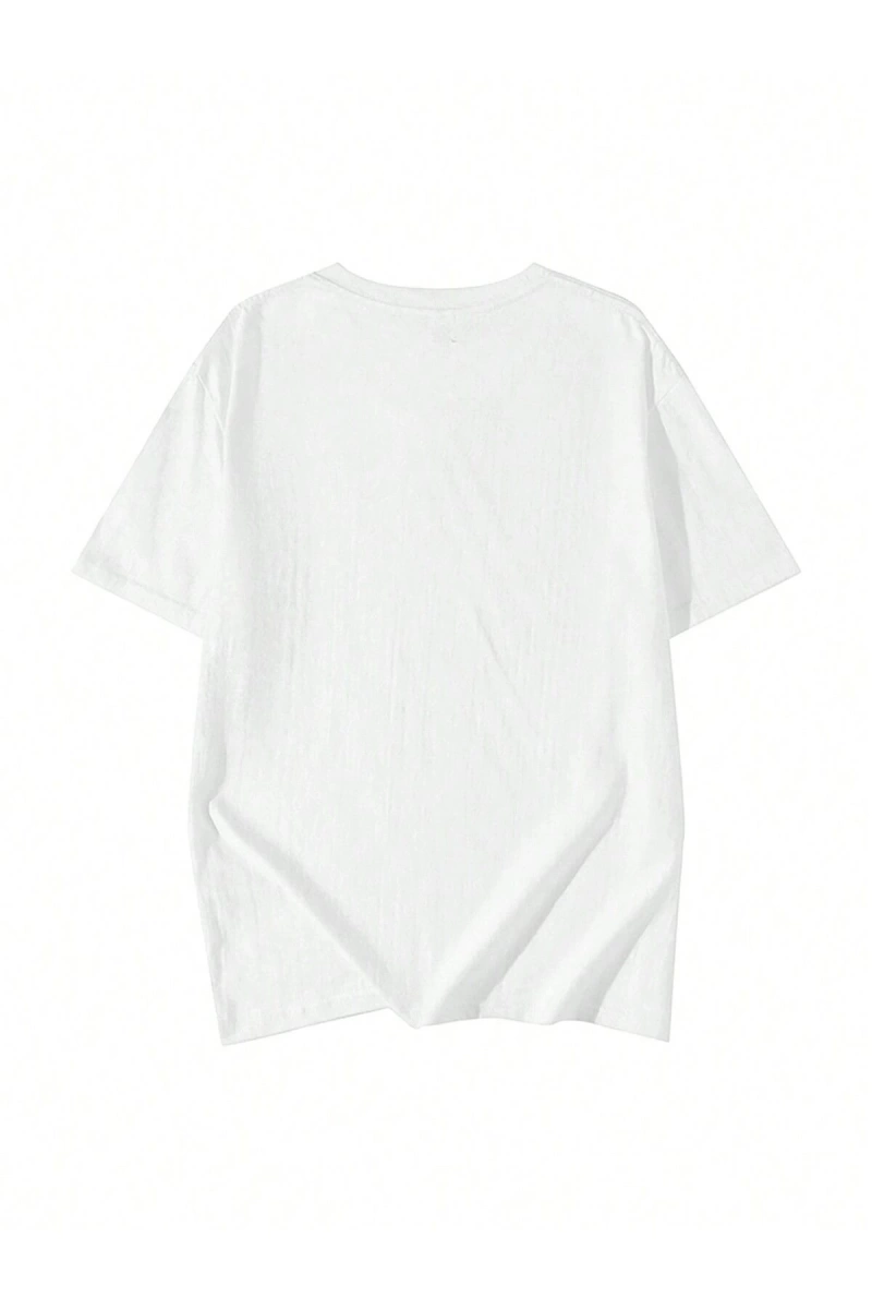 Karikatür ve Grafik tasarım Oversize T-shirt Cartoon/Letter serisi kod354