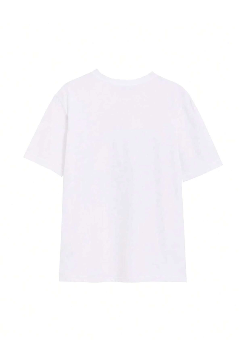 Karikatür ve Grafik tasarım Oversize T-shirt Cartoon/Letter serisi kod394