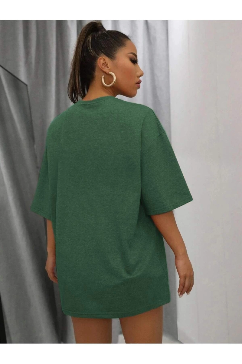 Karikatür ve Grafik tasarım Oversize T-shirt Cartoon/Letter serisi kod414