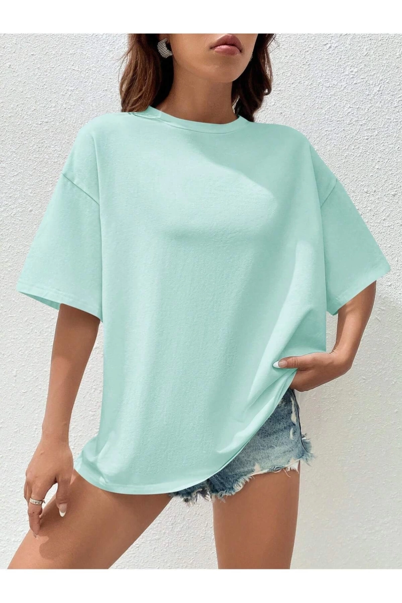 Karikatür ve Grafik tasarım Oversize T-shirt Cartoon/Letter serisi kod439