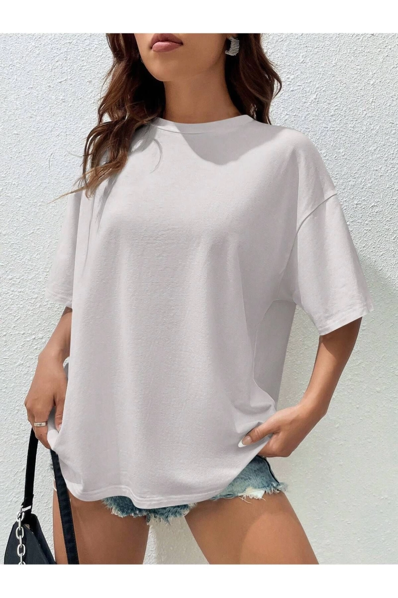 Karikatür ve Grafik tasarım Oversize T-shirt Cartoon/Letter serisi kod440