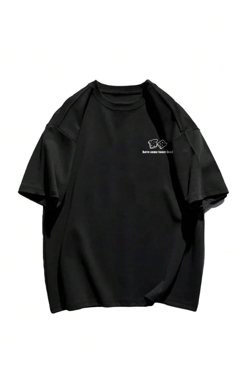Karikatür ve Grafik tasarım Oversize T-shirt Cartoon/Letter serisi kod533