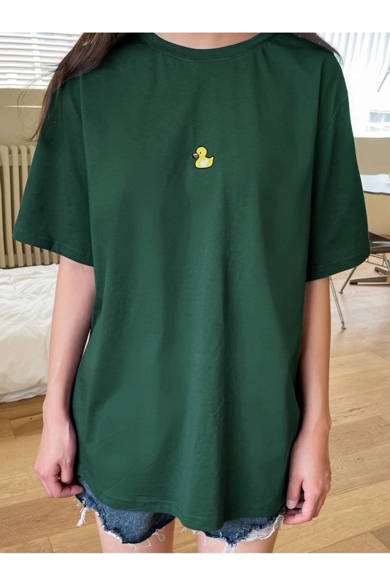 Karikatür ve Grafik tasarım Oversize T-shirt Cartoon/Letter serisi kod79