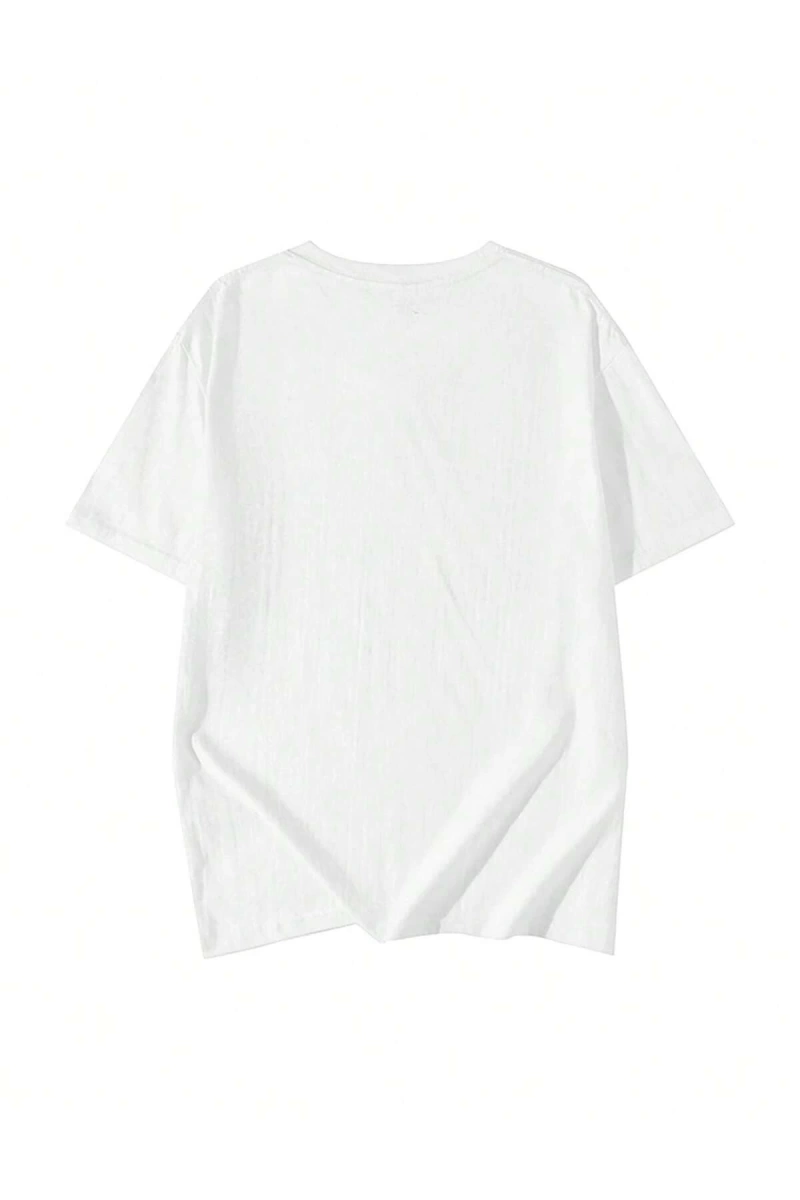 Karikatür ve Grafik tasarım Oversize T-shirt Cartoon/Letter serisi kod855