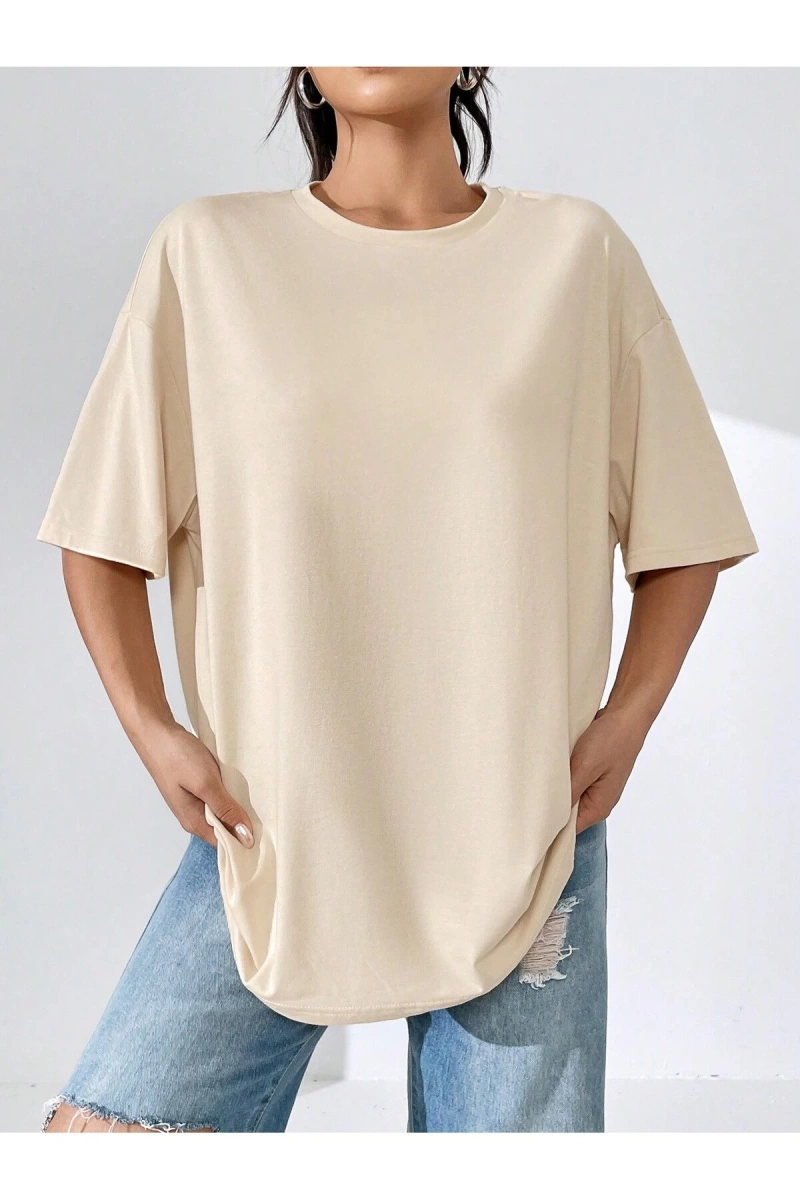 Karikatür ve Grafik tasarım Oversize T-shirt Cartoon/Letter serisi kod861