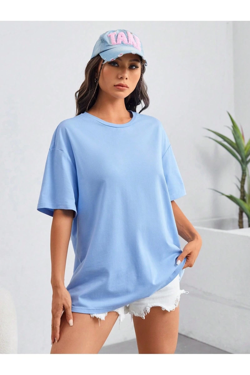Karikatür ve Grafik tasarım Oversize T-shirt Cartoon/Letter serisi kod897