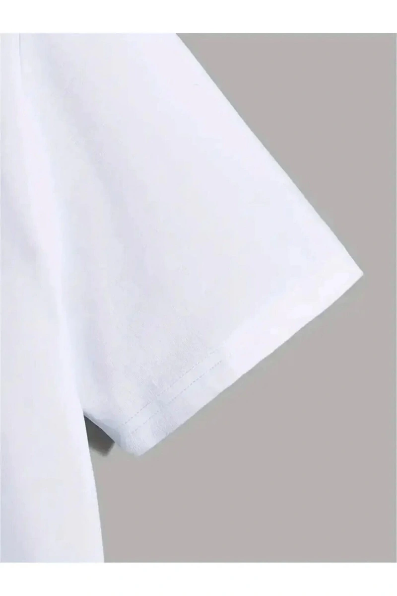 Kaz barış asla bir seçenek oldu t-shirt erkek kadın yaz pamuk Tee moda eğlence serin erkek gi 2793