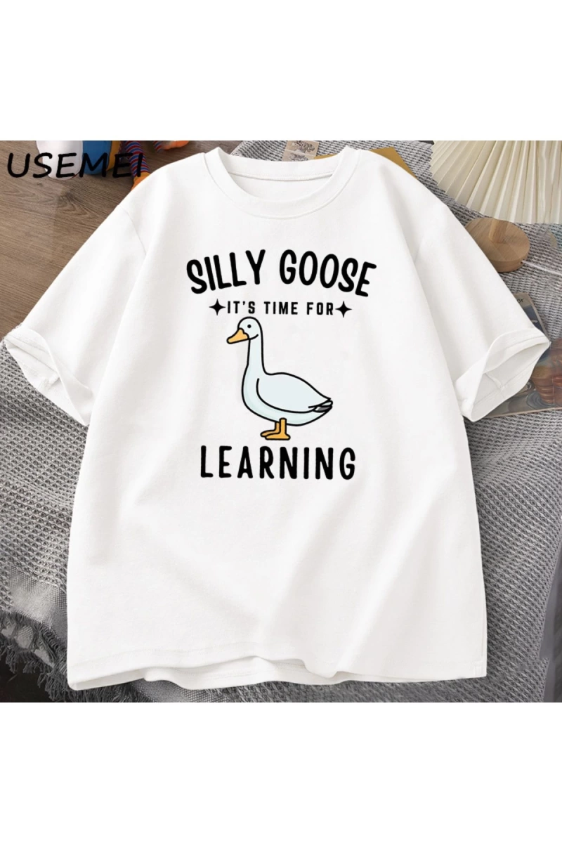 kaz T Shirt  geri okul Tee öğretmen Tshirt erkekler kadınlar