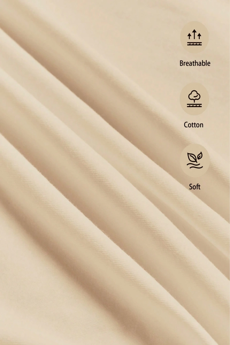 Kiraz Desen Minimalist Fitted Yuvarlak Yaka Kısa Kollu Kadın Tişörtü, Yaz İçin U