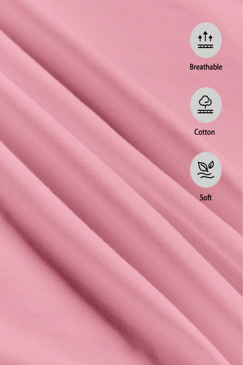 Kiraz Desen Minimalist Fitted Yuvarlak Yaka Kısa Kollu Kadın Tişörtü, Yaz İçin U