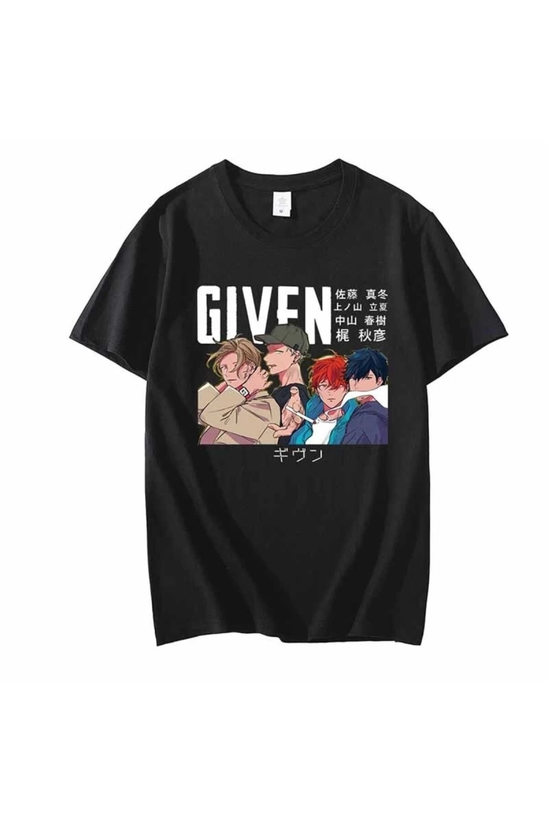 Kırmızı Etiket Gala Anime Kollu Yaoi Bl Japon Manga Tişörtü 08378