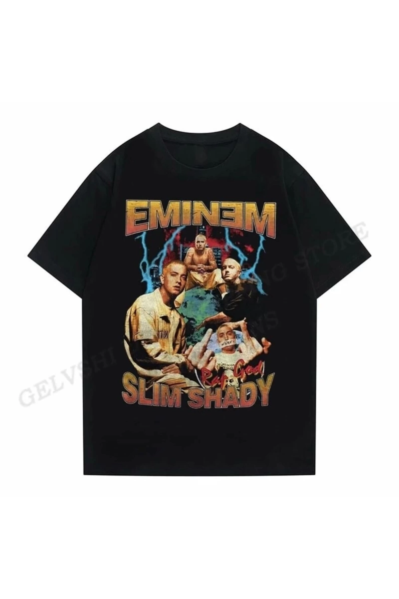Kırmızı Etiket Gala Eminem T Shirt Unisex Moda 16779