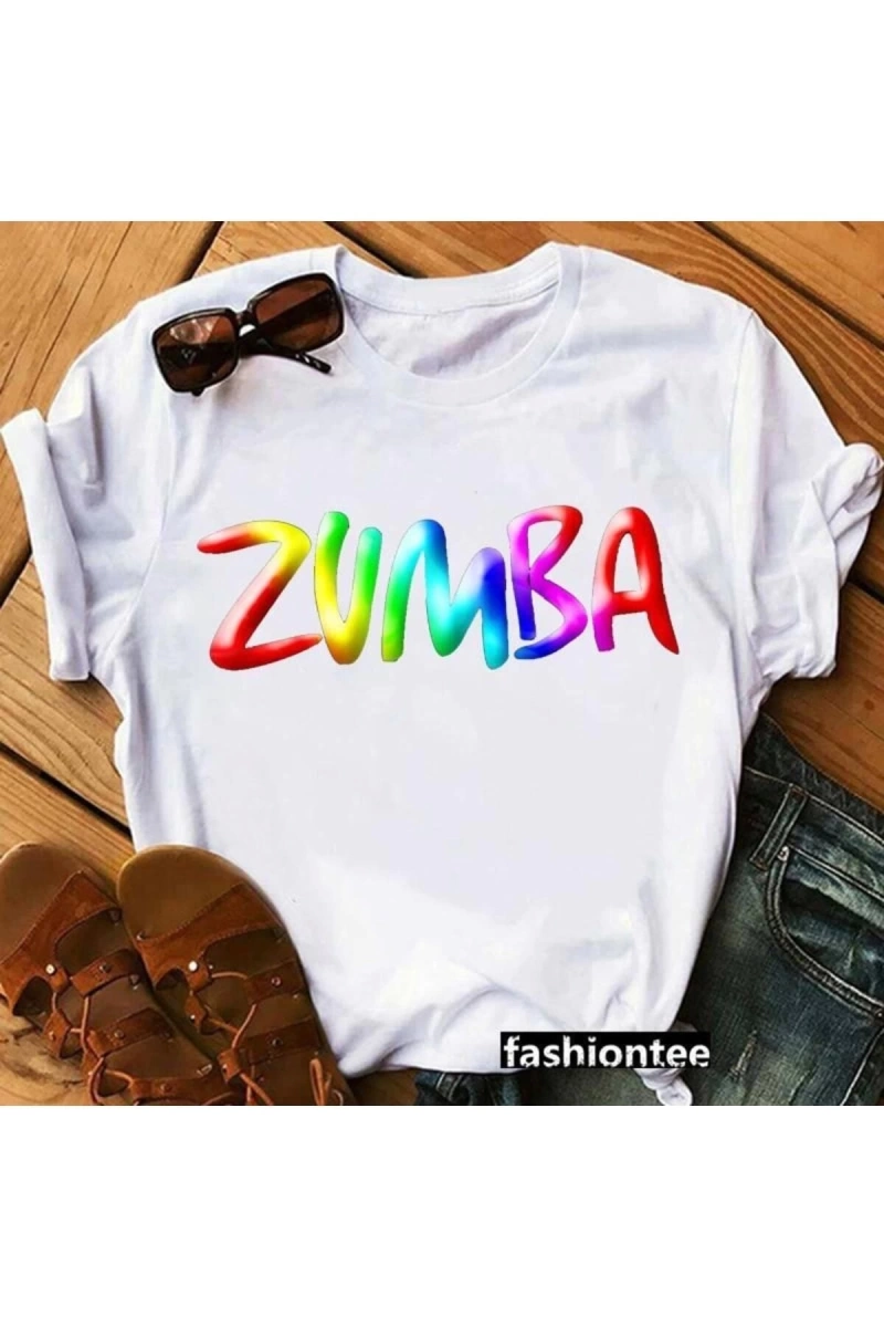 Kırmızı Etiket Gala Zumba Fitnes Dans Tişört Mod44 09784