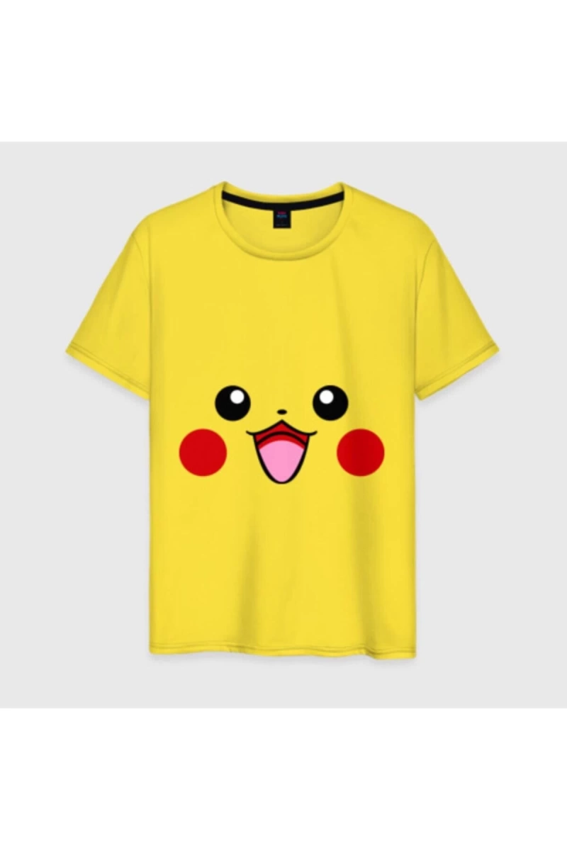 Kırmızı Etiket GALASHOP Pikaçu Kırmızı Yanaklı Desen Baskılı Tişört Pika 04527