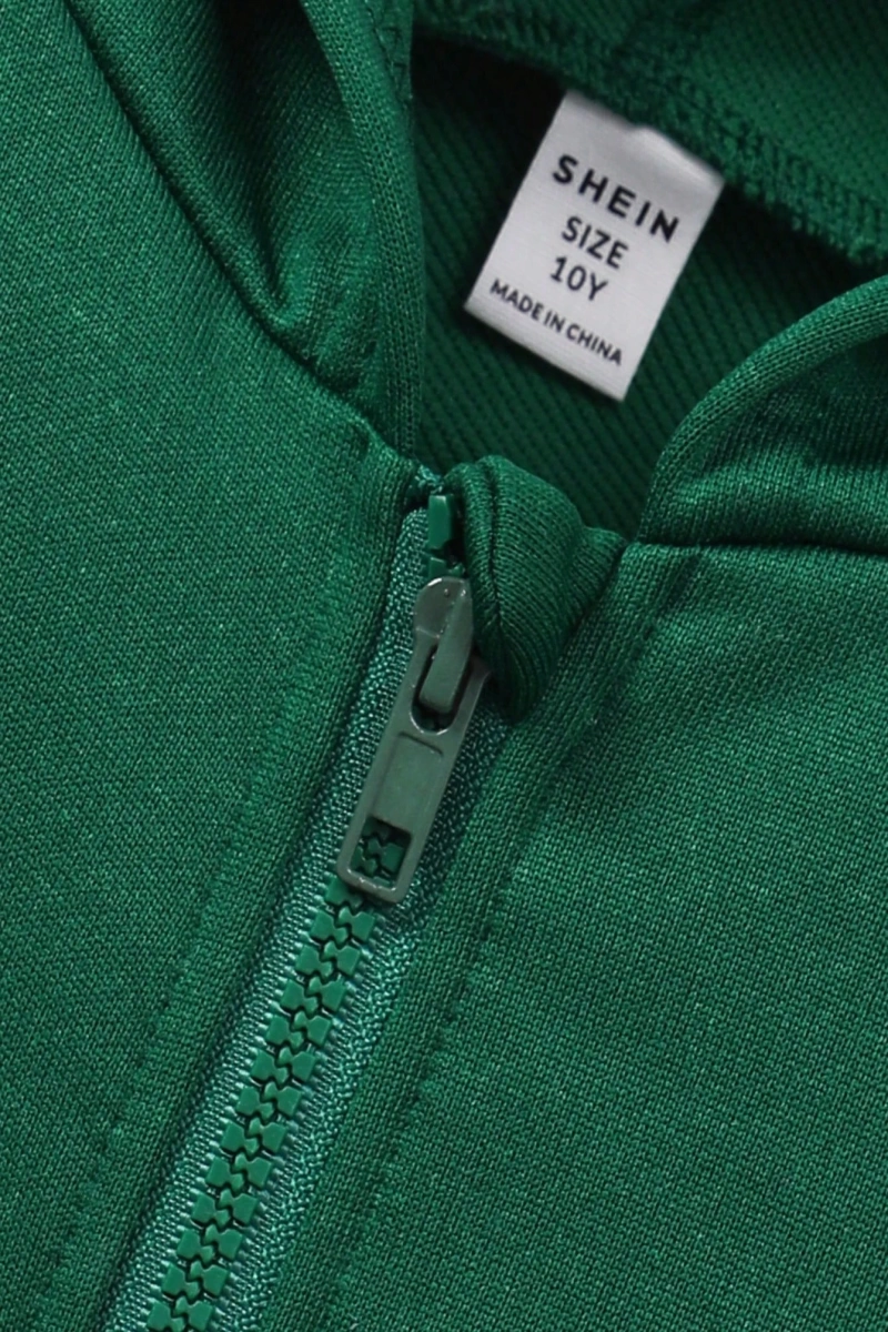 Kız Düz Renk Ayı Baskılı Kapüşonlu Sweatshirt Model 5139