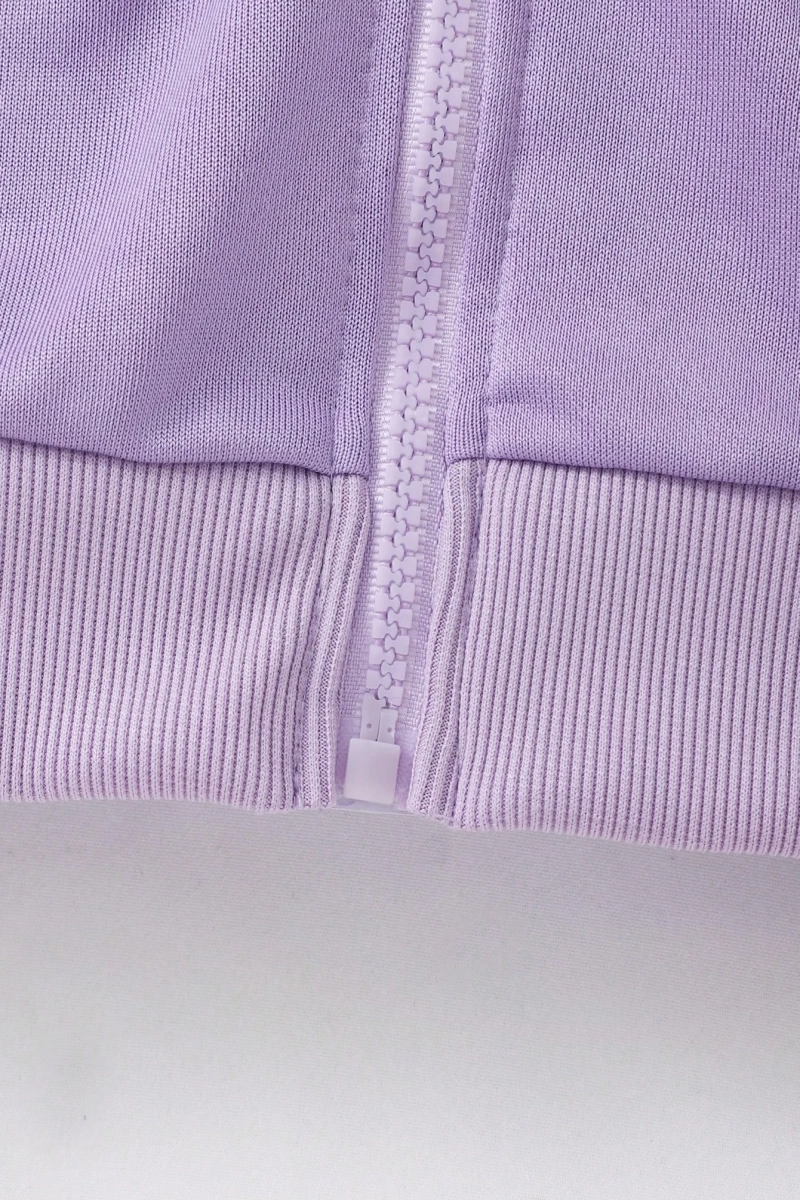 Kız Düz Renk Ayı Baskılı Kapüşonlu Sweatshirt Model 5139
