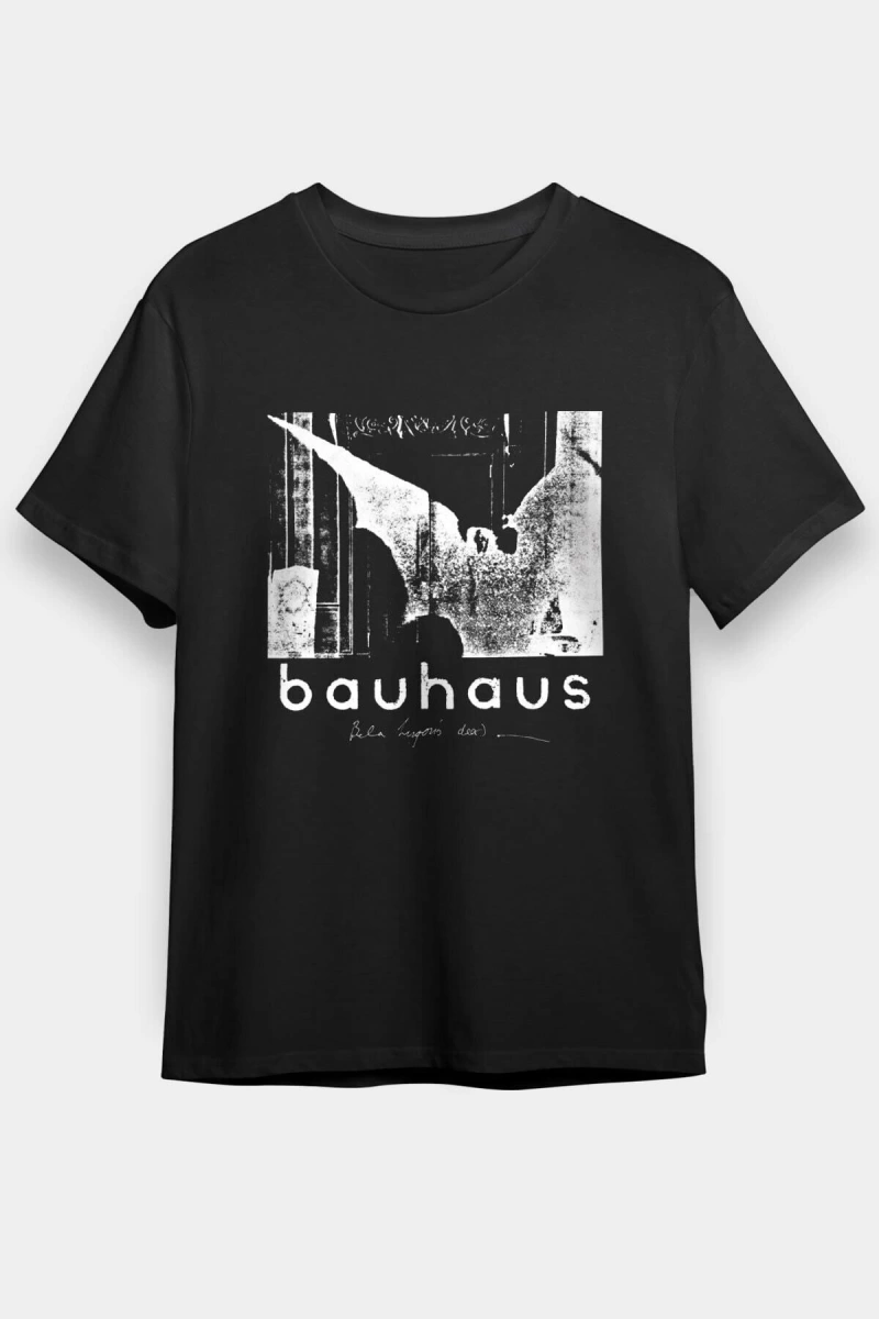 Ko Buta Bauhaus Baskılı Unisex Siyah Tişört T55128