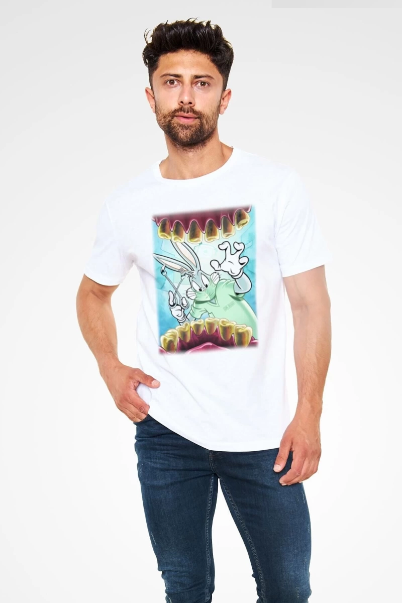 Ko Buta Diş Hekimi Beyaz Unisex Tişört T-shirt T9320