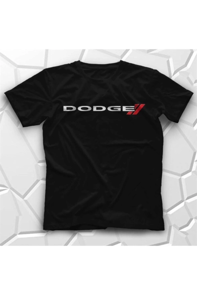 Ko Buta Dodge Siyah Unisex Tişört T-shirt 8029wt