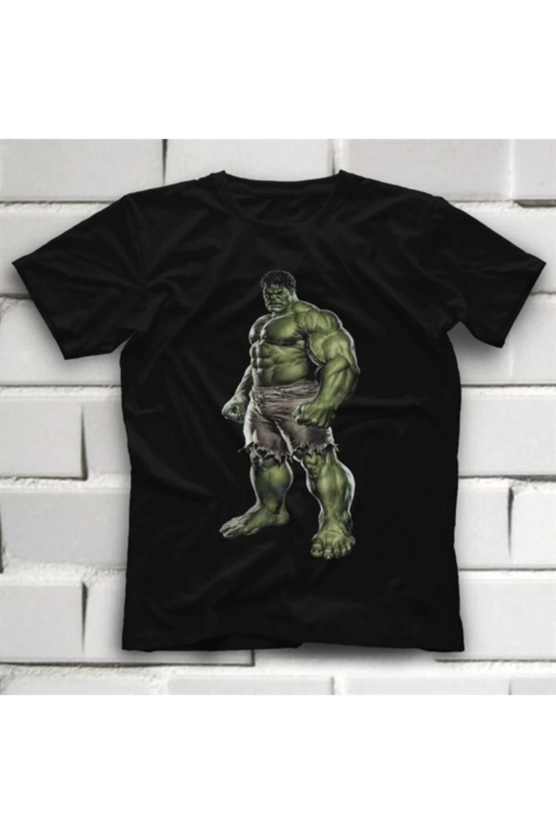 Ko Buta Hulk Siyah Unisex Tişört T-shirt 7358wt