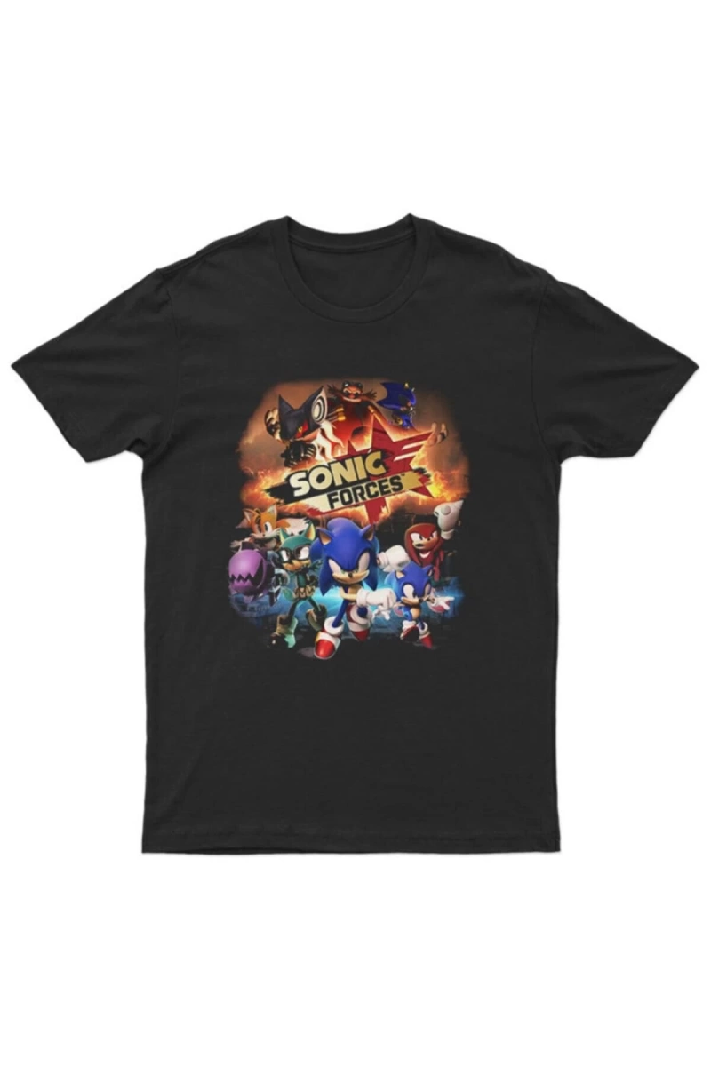 Ko Buta Sonic The Hedgehog Unisex Tişört T-shirt Bet7860 Bet7860