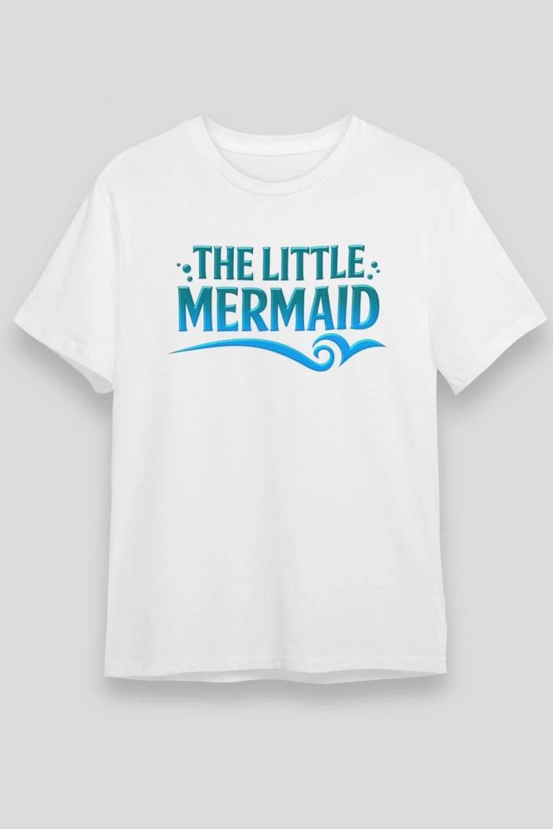 Ko Buta The Little Mermaid Beyaz Unisex Tişört T-shirt T8207