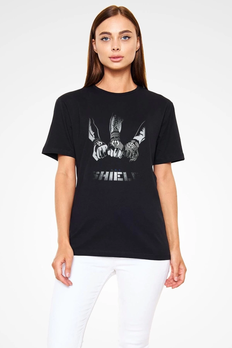 Ko Buta Wwe Siyah Unisex Tişört T12937