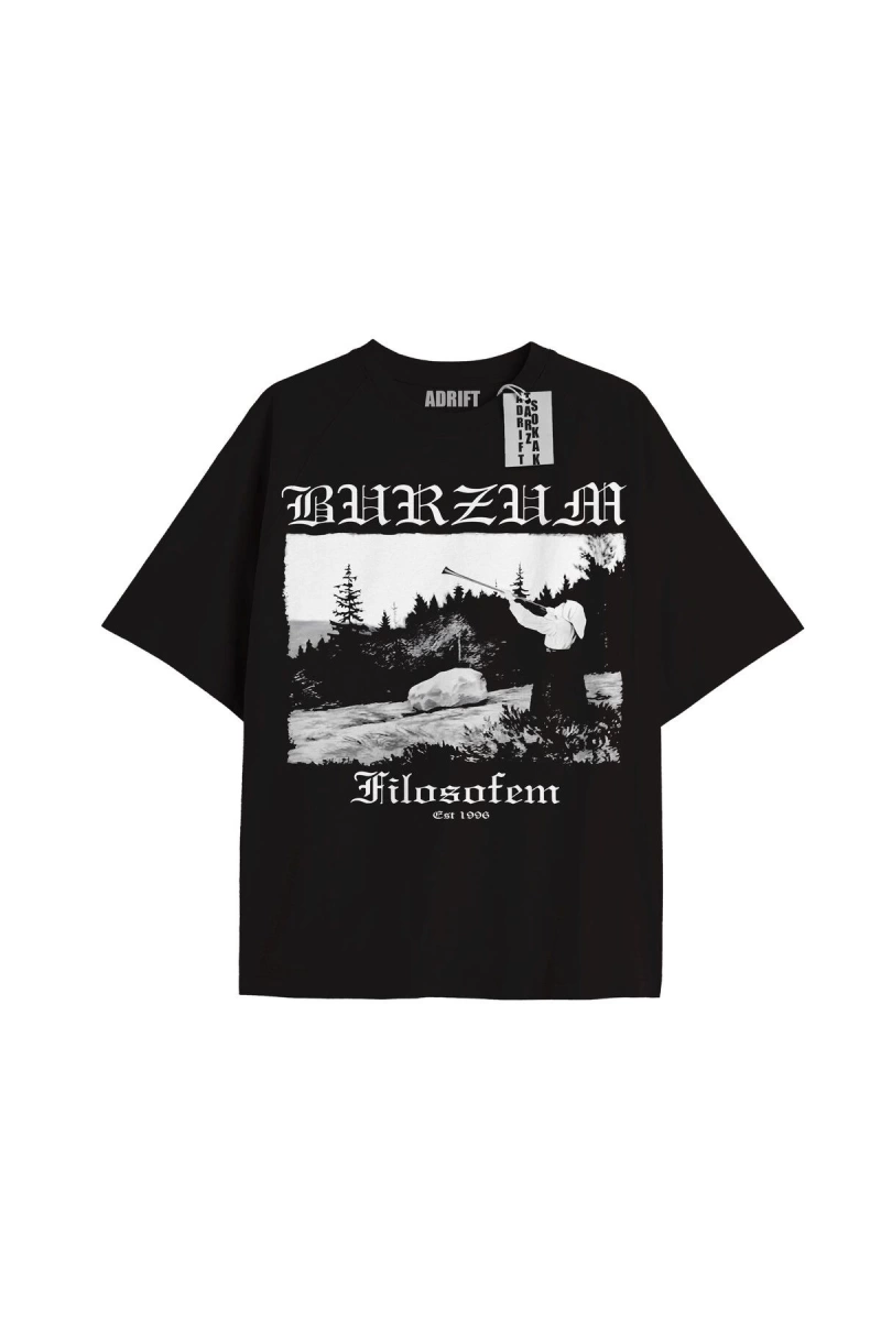 Kod Presss Unisex Siyah Filosofem Burzum T-shirt 379227tt