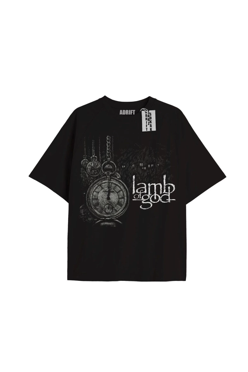 Kod Presss Unisex Siyah Lamb Of God T-shirt 93947tt