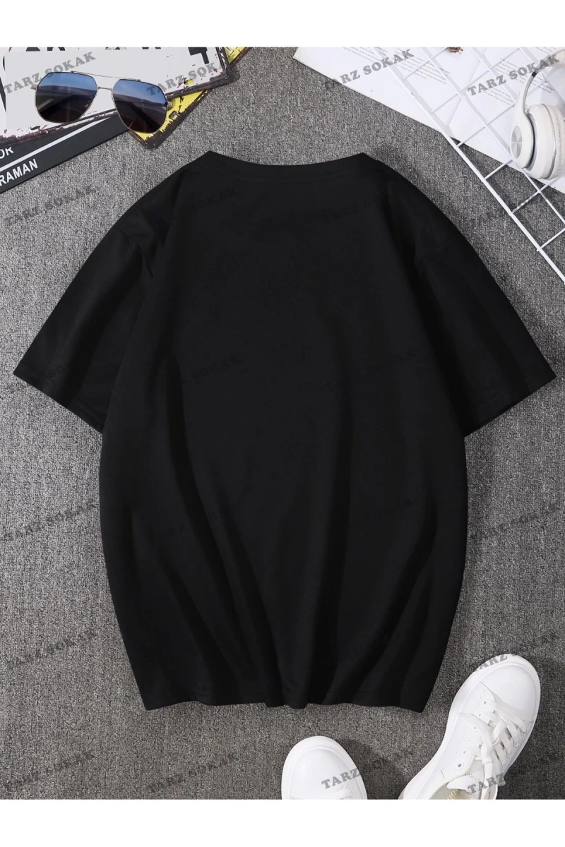 KOD Trend Homme Erkek Geo ve Dağ Desenli Tişört