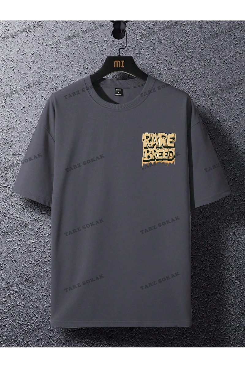 KOD Trend Homme Loose Fit Erkek Harf Grafikli Tişört