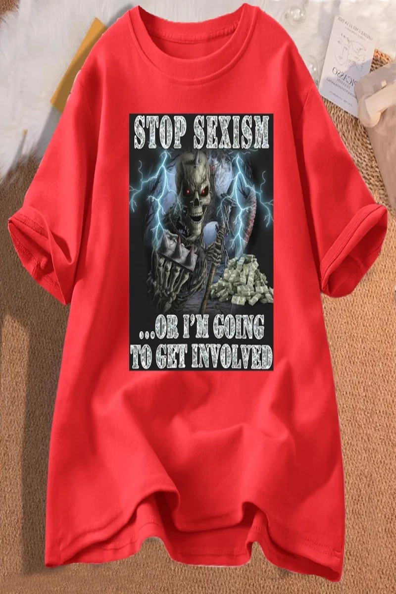 Komik iskelet Tshirt pamuklu t-shirt rahat kısa kollu adam giysileri baskılı kafatası grafik  3038