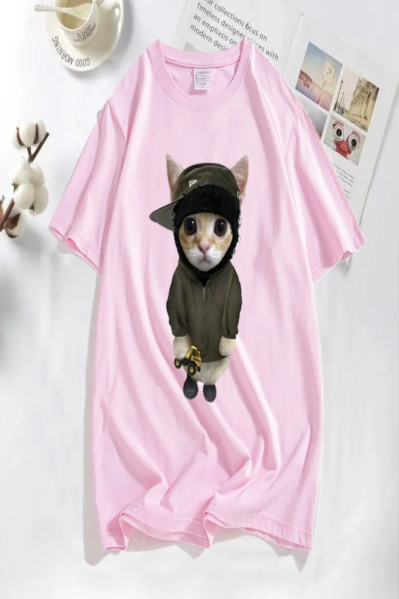 Komik Yoga T Shirt Kurbağa Öz Bakım T-Shirt Pamuk Kısa Kollu Pozitif Cottagecore Namaste Tee  2821