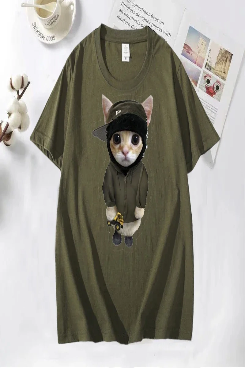Komik Yoga T Shirt Kurbağa Öz Bakım T-Shirt Pamuk Kısa Kollu Pozitif Cottagecore Namaste Tee  2821