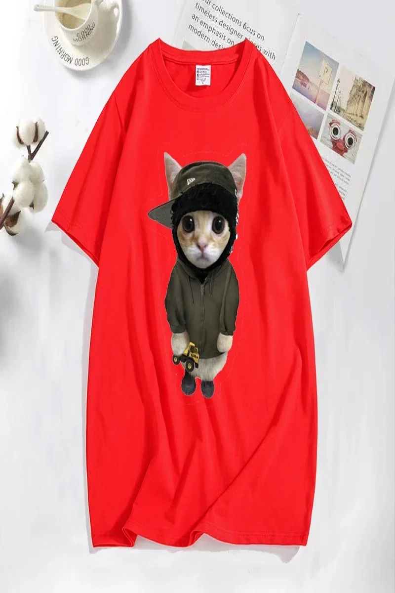 Komik Yoga T Shirt Kurbağa Öz Bakım T-Shirt Pamuk Kısa Kollu Pozitif Cottagecore Namaste Tee  2821