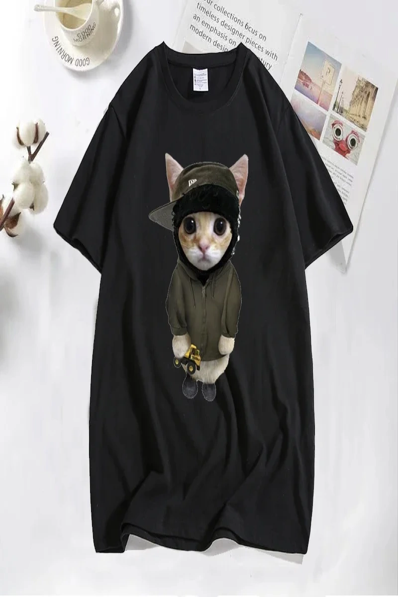 Komik Yoga T Shirt Kurbağa Öz Bakım T-Shirt Pamuk Kısa Kollu Pozitif Cottagecore Namaste Tee  2821