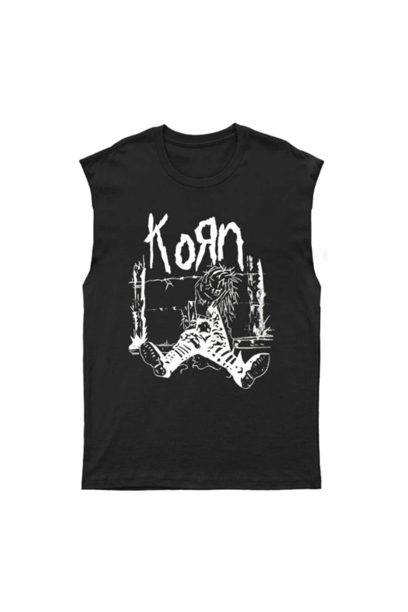 Korn Kesik Kol Tişört Kolsuz T-shirt Bkt5458