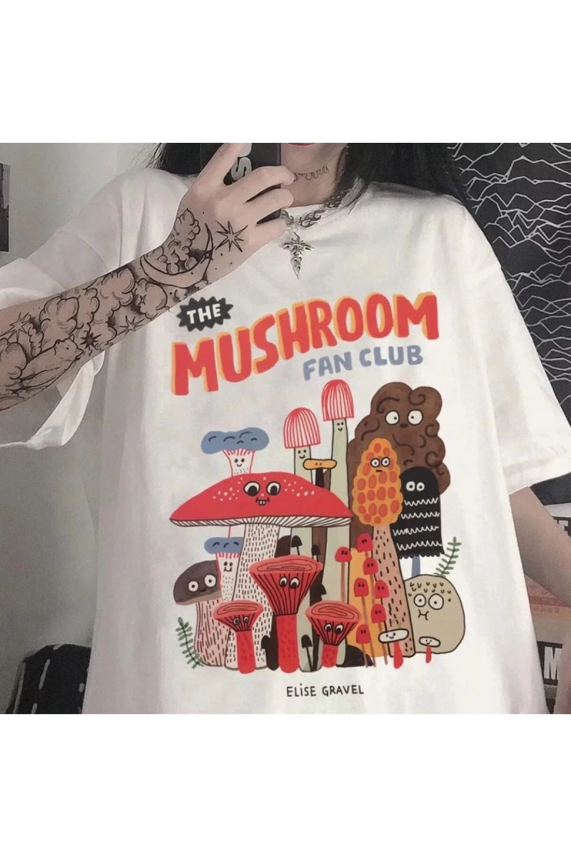 Köstebek Etiket The Mushroom Fan Club T-shirt ET1805