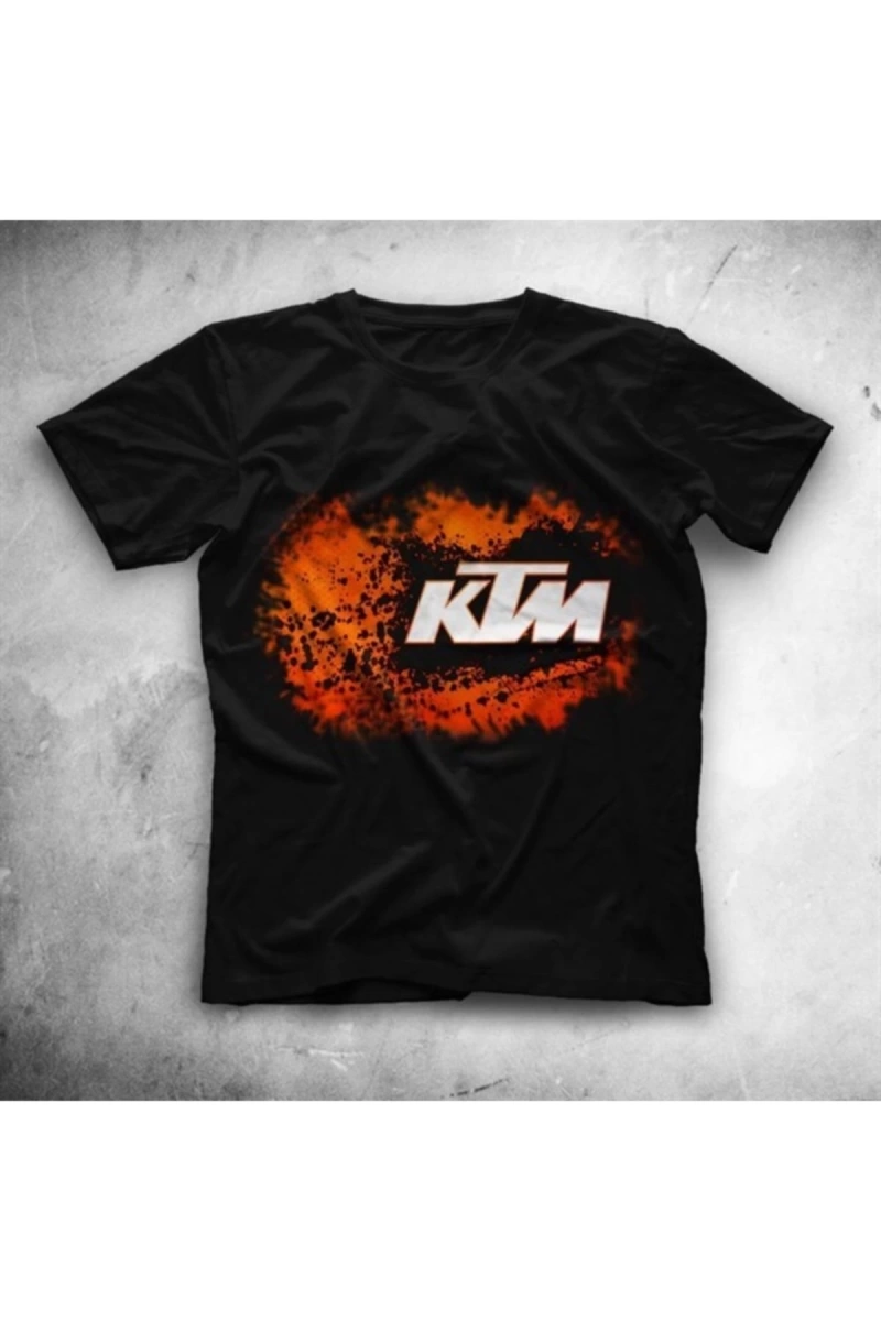 Ktm Siyah Unisex Tişört T-shirt