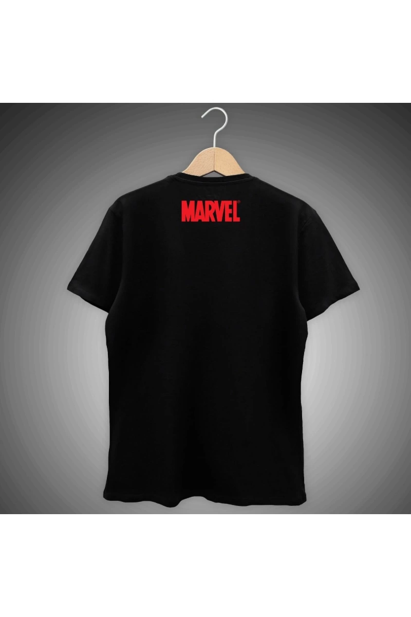 Küçük Marvel Logo Tişört