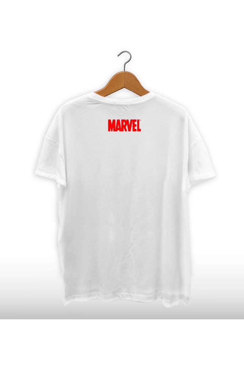 Küçük Marvel Logo Tişört