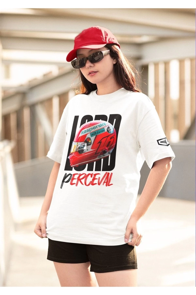 Leclerc Lordperceval Unisex Beyaz T-shirt