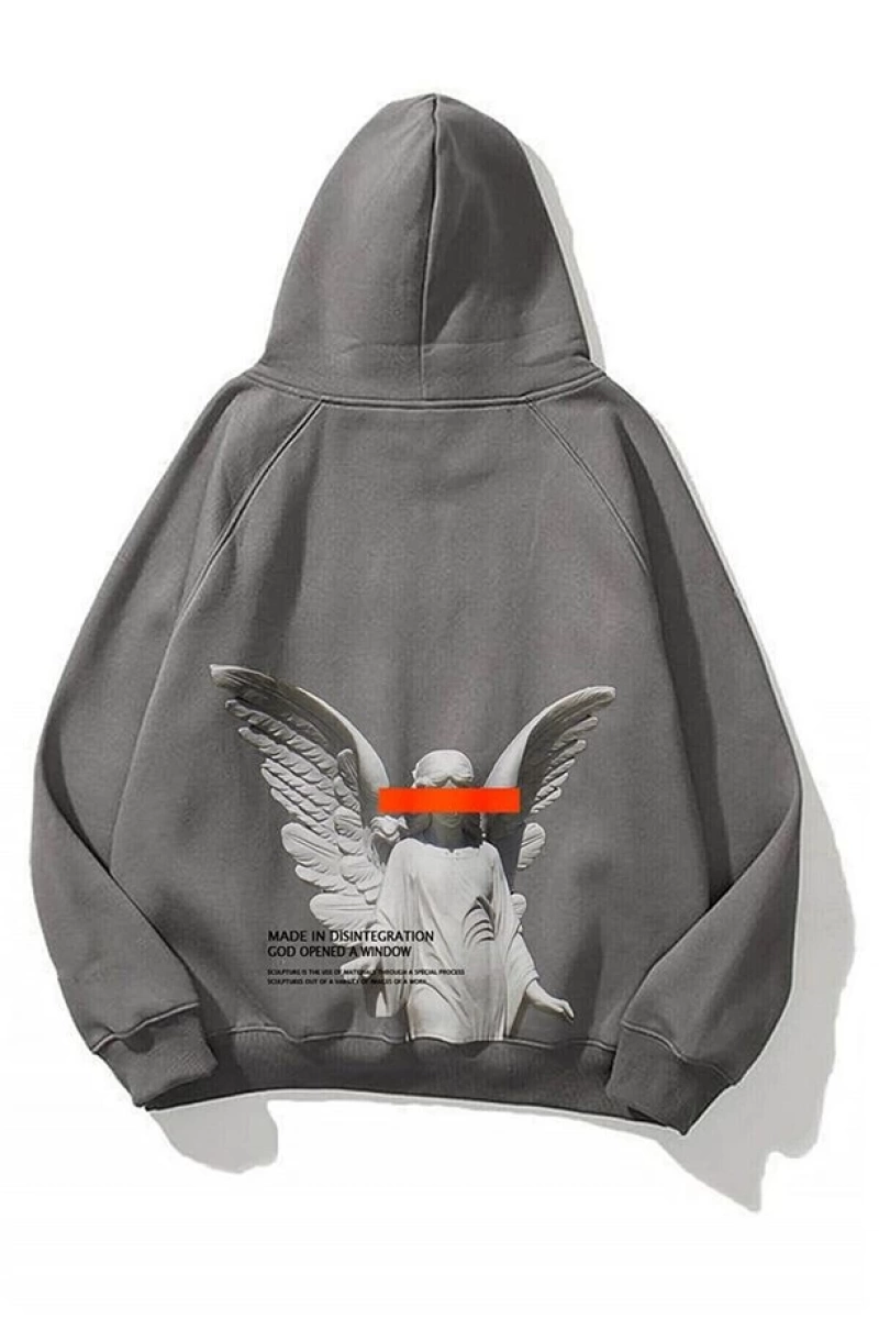 Made In Disintegration Antrasit Unisex Sweatshirt Gri