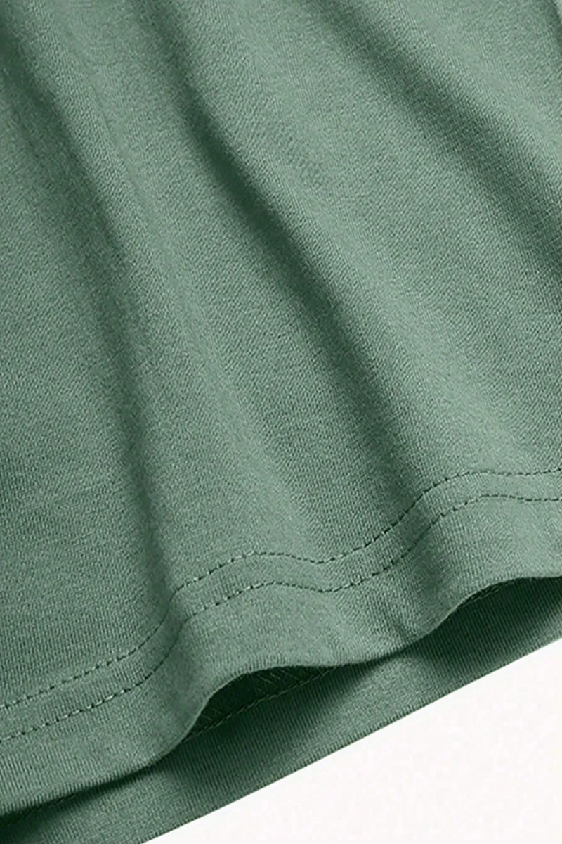 MATCHA TOP Yaz Tişört Tasarımı, Kadın Günlük Yuvarlak Yaka Kısa Kollu Tişört