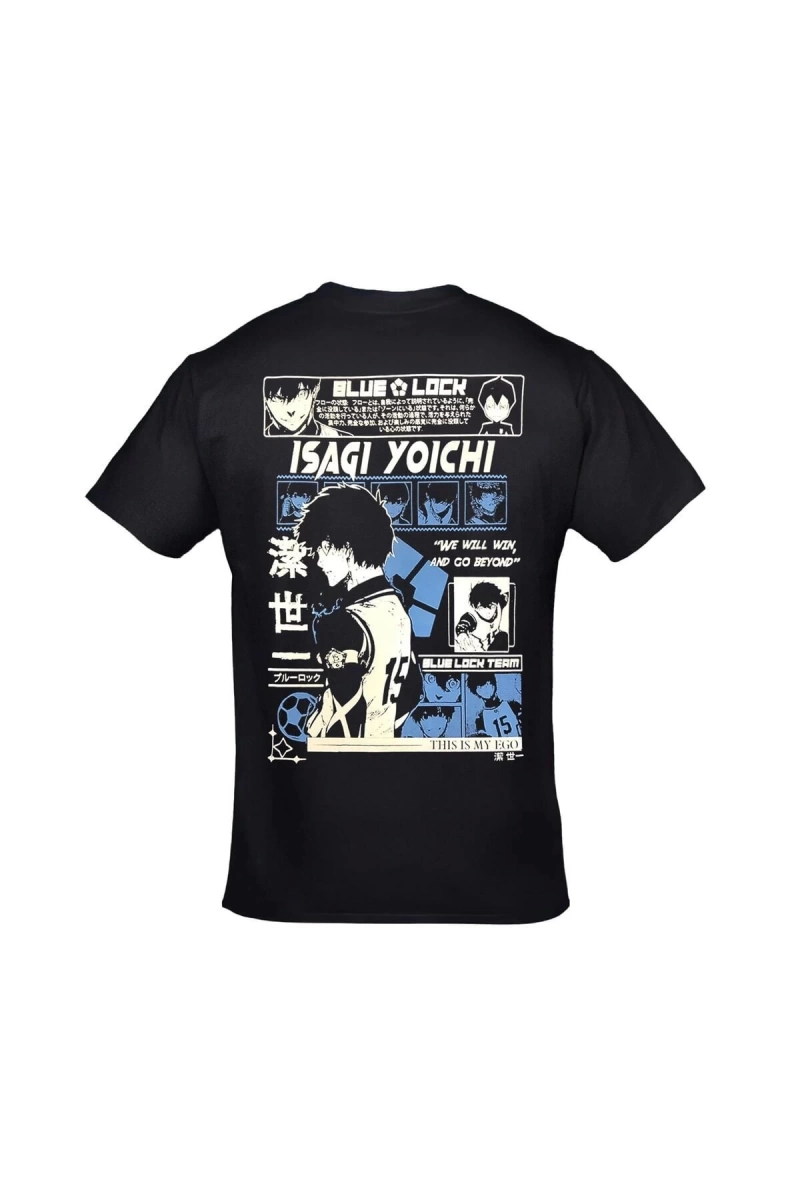 Mavi Etiket Blue Lock Isagi Yoichi Unisex SiyahADR-TM-10013
