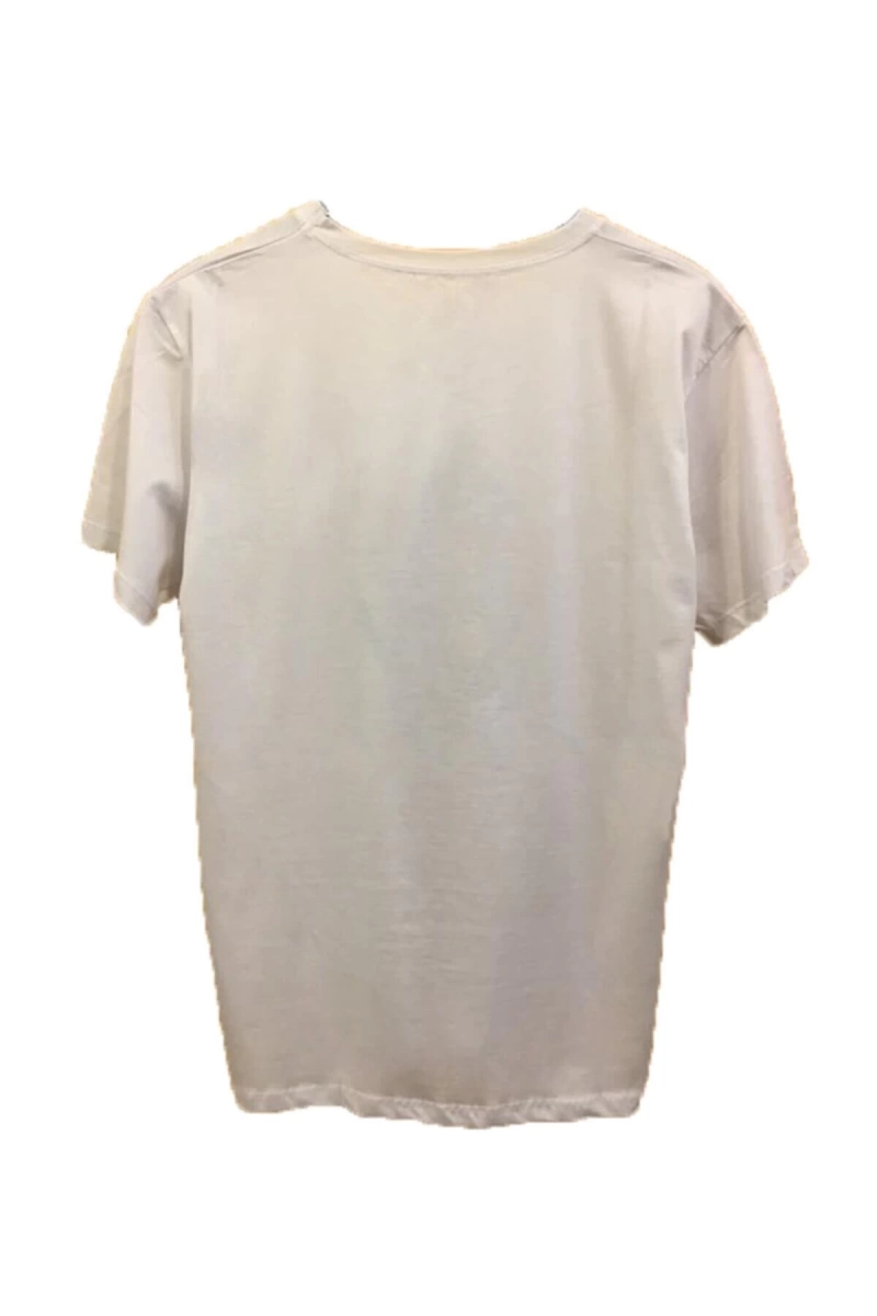 MAVİ Unisex Loney Tunes Karakter Beyaz Tshirt PKBC9058