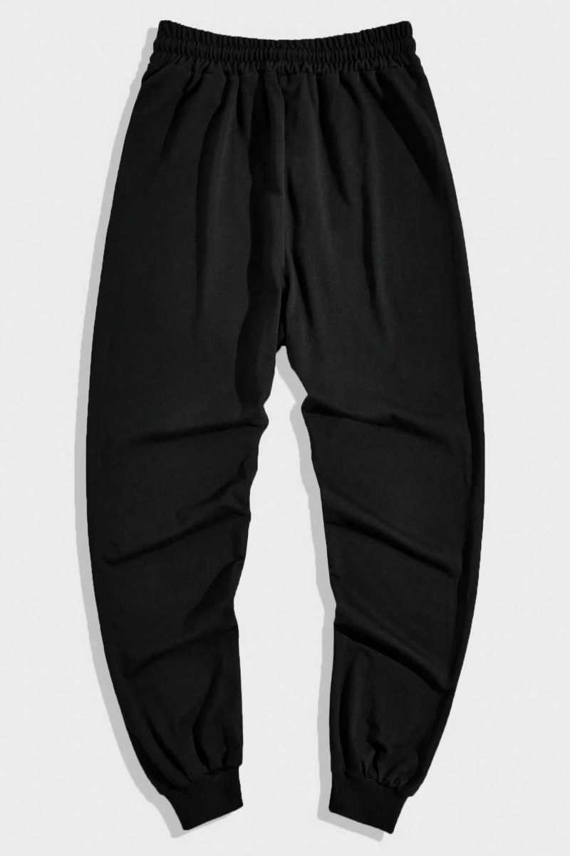 MEN Goth Erkek Gotik Stil Jogger Eşofman Altı, Okul
