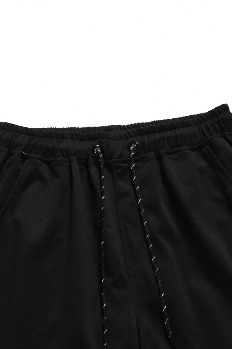 MEN Sokak Hayatı Erkek Düz Renk Günlük Minimalist Pantolon, Yaz İçin Uygun